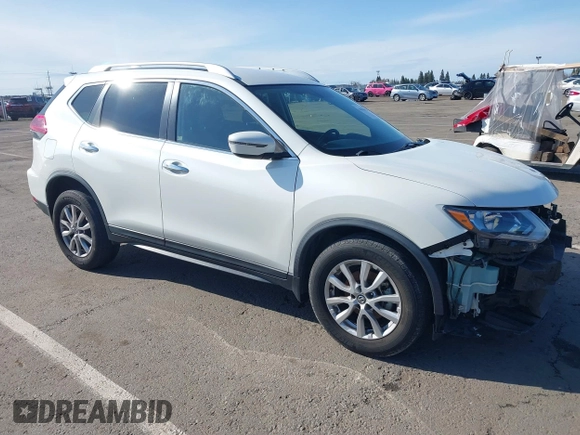 2018 Nissan Rogue SV with VIN KNMAT2MVXJP596787, listed as a IAAI auction lot 41830629 with 98,179 mi miles. Bid and sale history available at carsss.com. Image 1.