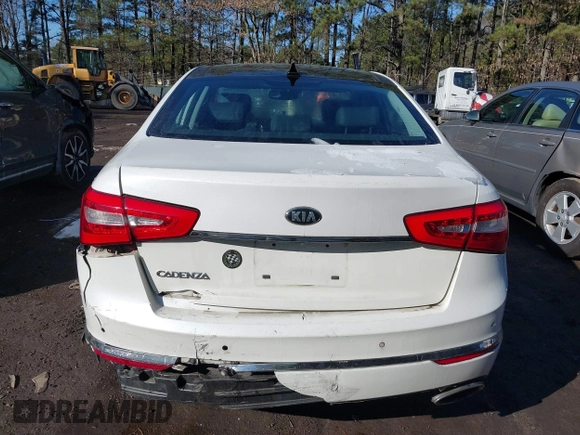 2015 Kia Cadenza Premium with VIN KNALN4D78F5180348, listed as a IAAI auction lot 41307129 with 61,924 mi miles. Bid and sale history available at carsss.com. Image 16.