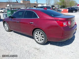 2015 Chevrolet Malibu LTZ with VIN 1G11F5SL5FF343487, listed as a IAAI auction lot 41952492 with 90,844 mi miles. Bid and sale history available at carsss.com. Image 3.