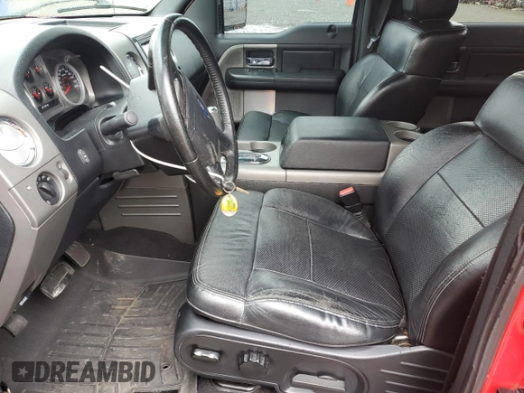 2006 Ford F-150 XLT with VIN 1FTPW14596KB43759, listed as a Copart auction lot 57687885 with Not provided miles and Salvage title. Bid and sale history available at DreamBid. Image 7.
