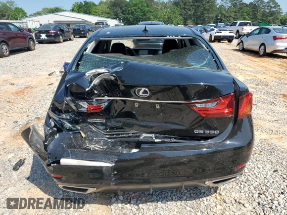 2014 Lexus GS 350 with VIN JTHBE1BL8E5035028, listed as a Copart auction lot 52447795 with 41,766 mi miles and Salvage Title. Bid and sale history available at carsss.com. Image 6.