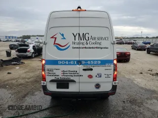 2021 Mercedes-Benz Sprinter Cargo with VIN W1Y4EBHY6MT061393, listed as a Copart auction lot 44793745 with 94,356 mi miles and Non Repairable. Bid and sale history available at carsss.com. Image 6.