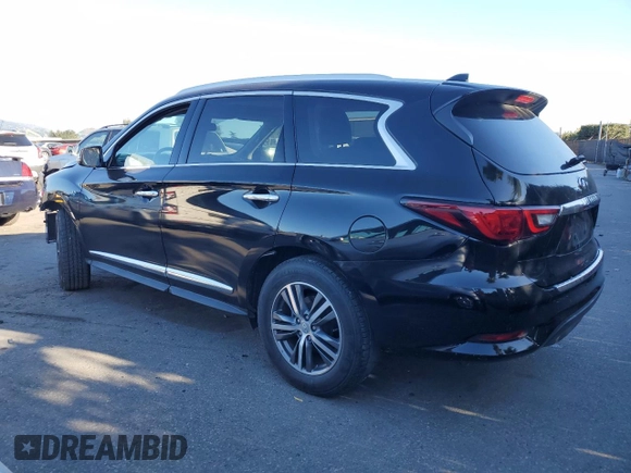 2020 Infiniti QX60 Luxe with VIN 5N1DL0MN9LC510053, listed as a Copart auction lot 46546345 with 28,164 mi miles and Salvage Title. Bid and sale history available at DreamBid. Image 2.