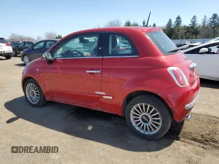 2012 FIAT 500 Lounge with VIN 3C3CFFCR8CT189002, listed as a Copart auction lot 54694095 with 117,497 mi miles and Clean title. Bid and sale history available at DreamBid. Image 2.