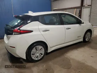 2018 Nissan LEAF S with VIN 1N4AZ1CP6JC311673, listed as a Copart auction lot 54457335 with 52,693 mi miles and Clean Title. Bid and sale history available at DreamBid. Image 3.