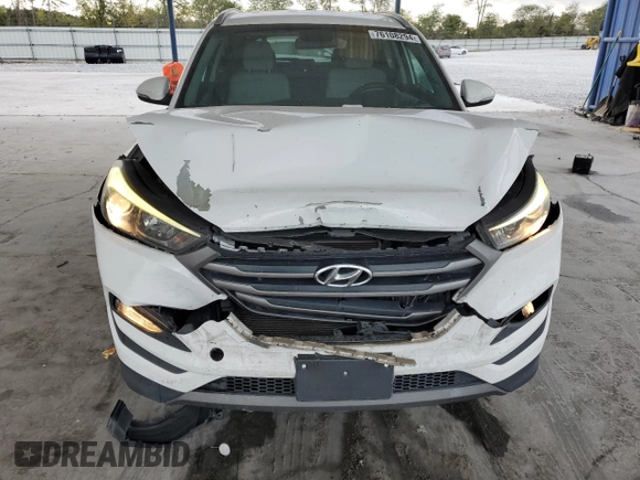 2016 Hyundai Tucson Eco with VIN KM8J33A24GU060326, listed as a Copart auction lot 76108294 with 142,498 mi miles and Salvage Title. Bid and sale history available at carsss.com. Image 5.