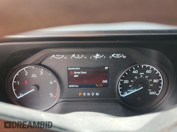 2023 Ford F-250 XL with VIN 1FT7W2BT3PEC29303, listed as a Copart auction lot 53552425 with 68,303 mi miles and Salvage Title. Bid and sale history available at DreamBid. Image 9.