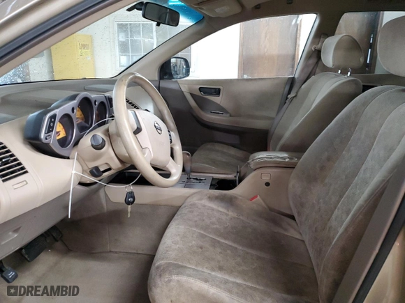 2005 Nissan Murano SL with VIN JN8AZ08T25W328845, listed as a Copart auction lot 44156405 with 218,757 mi miles and Salvage Title. Bid and sale history available at carsss.com. Image 7.