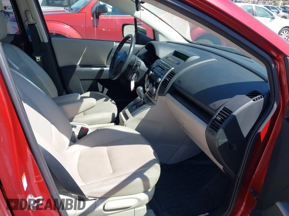 2010 Mazda 5 Sport with VIN JM1CR2WL6A0389227, listed as a IAAI auction lot 42031801 with 100,652 mi miles. Bid and sale history available at carsss.com. Image 5.