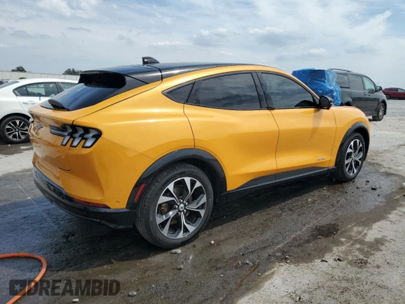 2023 Ford Mustang Mach-E Premium with VIN 3FMTK3SS4PMA03235, listed as a Copart auction lot 52701235 with 24,854 mi miles and Salvage Title. Bid and sale history available at DreamBid. Image 3.