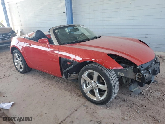 2008 Pontiac Solstice with VIN 1G2MC35B48Y131700, listed as a Copart auction lot 50033395 with 4,783 mi miles and Salvage Title. Bid and sale history available at carsss.com. Image 4.
