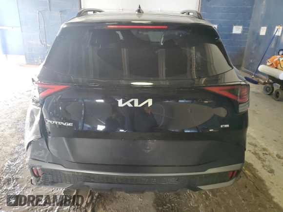 2024 Kia Sportage X-Line with VIN 5XYK6CDF5RG182065, listed as a Copart auction lot 46296145 with 35,701 mi miles and Salvage Title. Bid and sale history available at carsss.com. Image 6.