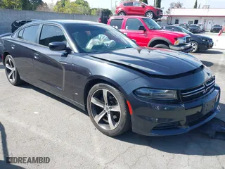 2017 Dodge Charger SE with VIN 2C3CDXBG6HH643663, listed as a IAAI auction lot 41956018 with 95,359 mi miles. Bid and sale history available at carsss.com. Image 1.