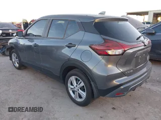 2024 Nissan Kicks S with VIN 3N1CP5BV8RL594399, listed as a IAAI auction lot 41797405 with 4,596 mi miles. Bid and sale history available at carsss.com. Image 3.