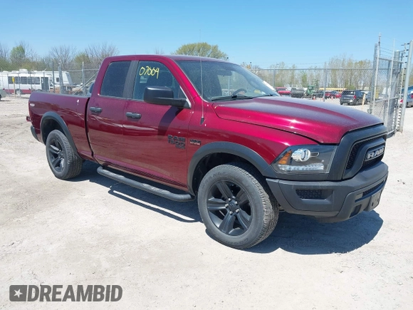 2022 Ram 1500 Warlock with VIN 1C6RR7GT6NS121205, listed as a IAAI auction lot 42207004 with 24,766 mi miles and . Bid and sale history available at DreamBid. Image 1.