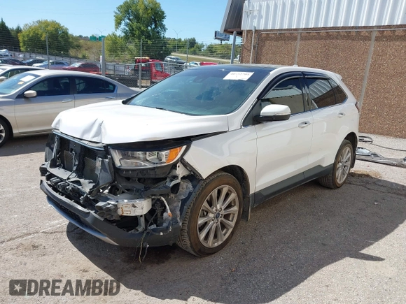 2018 Ford Edge Titanium with VIN 2FMPK4K86JBB39225, listed as a IAAI auction lot 40492704 with 203,252 mi miles. Bid and sale history available at carsss.com. Image 18.