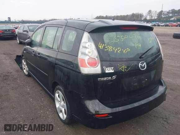 2007 Mazda 5 Touring with VIN JM1CR29L570145914, listed as a IAAI auction lot 41384247 with Not provided miles and . Bid and sale history available at DreamBid. Image 3.