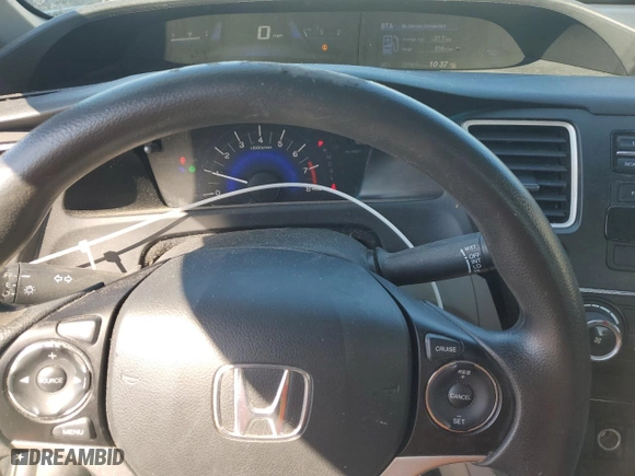2014 Honda Civic Sedan LX with VIN 19XFB2F52EE043336, listed as a Copart auction lot 50434475 with 127,459 mi miles and Salvage Title. Bid and sale history available at carsss.com. Image 9.
