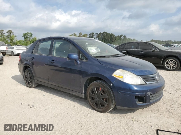 2010 Nissan Versa S with VIN 3N1BC1AP9AL425600, listed as a Copart auction lot 53688305 with 203,371 mi miles and Salvage title. Bid and sale history available at DreamBid. Image 4.