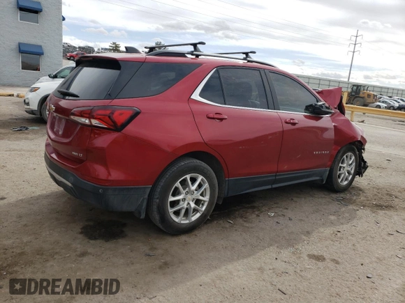 2022 Chevrolet Equinox LT z VIN 3GNAXUEV9NL213882, wystawiony jako Copart lot #44521165 z przebiegiem 173 737 mil mil oraz Szkoda całkowita • Salvage title. Historia ofert i sprzedaży dostępna na DreamBid. Obrazek 3.