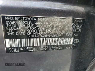 2023 Lexus IS 300 z VIN JTHDA1D28P5128529, wystawiony jako Copart lot #59092495 z przebiegiem 14 706 mil mil oraz Szkoda całkowita • Salvage title. Historia ofert i sprzedaży dostępna na DreamBid. Obrazek 12.