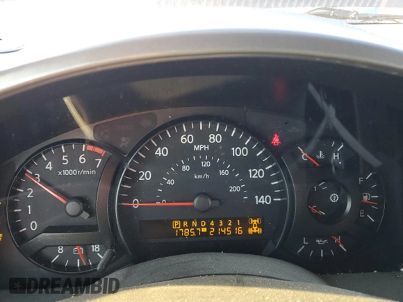 2005 Nissan Titan SE with VIN 1N6BA07BX5N557633, listed as a Copart auction lot 45197365 with 214,516 mi miles and Clean Title. Bid and sale history available at DreamBid. Image 9.