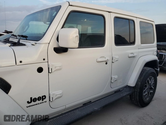 2023 Jeep Wrangler High Altitude z VIN 1C4HJXEG5PW508969, wystawiony jako Copart lot #74281654 z przebiegiem 5 191 mil mil oraz Nie do naprawy • Non repairable. Historia ofert i sprzedaży dostępna na DreamBid. Obrazek 13.