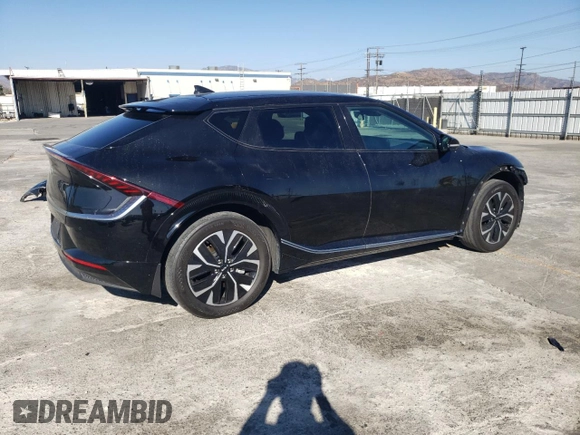 2022 Kia EV6 Wind with VIN KNDC34LA1N5055731, listed as a Copart auction lot 69459954 with 47,919 mi miles and Salvage Title. Bid and sale history available at carsss.com. Image 3.