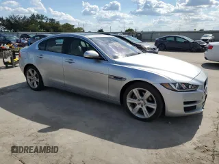 2017 Jaguar XE with VIN SAJAD4BN8HA970405, listed as a Copart auction lot 69598694 with 111,865 mi miles and Salvage Title. Bid and sale history available at DreamBid. Image 4.
