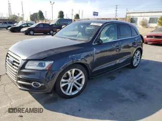 2015 Audi SQ5 Premium Plus with VIN WA1CGBFP8FA055723, listed as a Copart auction lot 75570984 with 0 mi miles and Salvage Title. Bid and sale history available at carsss.com. Image 1.