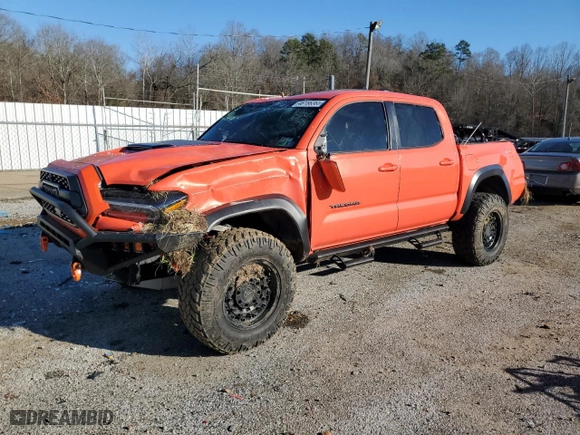 2023 Toyota Tacoma 4WD SR with VIN 3TYCZ5AN4PT107591, listed as a Copart auction lot 46186365 with 50,157 mi miles and Salvage Title. Bid and sale history available at carsss.com. Image 1.