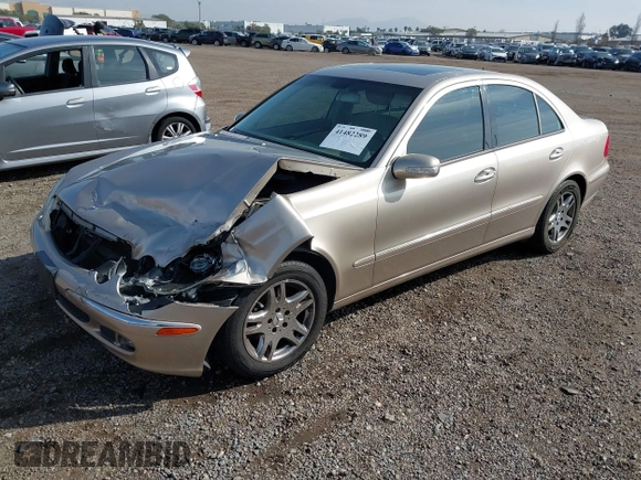 2005 Mercedes-Benz E-Class 3.2L with VIN WDBUF65J05A706096, listed as a IAAI auction lot 41482289 with 110,531 mi miles. Bid and sale history available at carsss.com. Image 2.