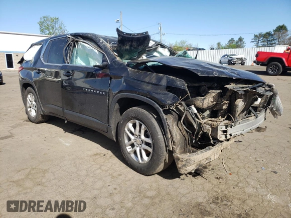 2020 Chevrolet Traverse LS z VIN 1GNERFKWXLJ120202, wystawiony jako Copart lot #54251905 z przebiegiem Nie podano mil oraz Nie do naprawy • Non repairable. Historia ofert i sprzedaży dostępna na DreamBid. Obrazek 4.