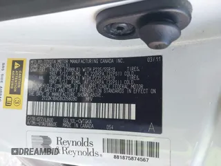 2011 Lexus RX 350 with VIN 2T2ZK1BA5BC058090, listed as a IAAI auction lot 41312625 with 188,122 mi miles. Bid and sale history available at carsss.com. Image 9.