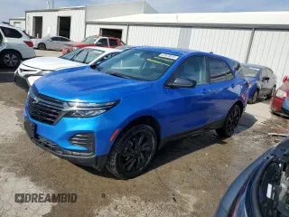2024 Chevrolet Equinox LS z VIN 3GNAXSEG7RL286745, wystawiony jako Copart lot #47073515 z przebiegiem 8 760 mil mil oraz Szkoda całkowita • Salvage title. Historia ofert i sprzedaży dostępna na DreamBid. Obrazek 1.