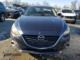2015 Mazda 3 i SV with VIN JM1BM1T7XF1234306, listed as a Copart auction lot 87457174 with 159,630 mi miles and Salvage Title. Bid and sale history available at carsss.com. Image 5.