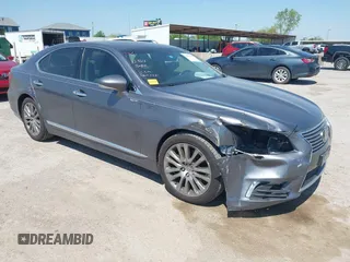 2013 Lexus LS 460 with VIN JTHBL5EF7D5121075, listed as a IAAI auction lot 42000398 with 107,988 mi miles and . Bid and sale history available at DreamBid. Image 1.