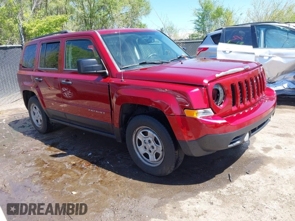 2016 Jeep Patriot Sport with VIN 1C4NJPBA1GD749488, listed as a IAAI auction lot 42039840 with 135,565 mi miles and . Bid and sale history available at DreamBid. Image 1.