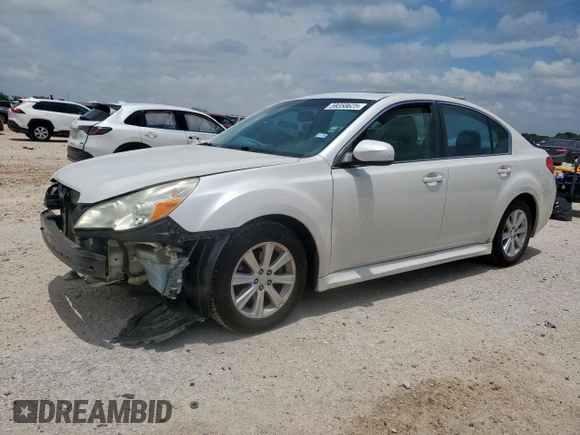2010 Subaru Legacy Premium All-Weather Anniversary with VIN 4S3BMCG64A3216894, listed as a Copart auction lot 59358625 with 91,995 mi miles and Salvage title. Bid and sale history available at DreamBid. Image 1.