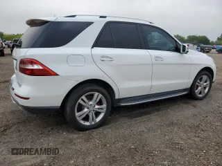 2015 Mercedes-Benz M ML 350 with VIN 4JGDA5JB7FA529231, listed as a Copart auction lot 51463655 with 91,206 mi miles and Salvage Title. Bid and sale history available at carsss.com. Image 3.