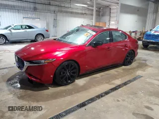 2021 Mazda 3 2.5 Turbo with VIN JM1BPBAYXM1334900, listed as a Copart auction lot 45309045 with 41,368 mi miles and Salvage Title. Bid and sale history available at DreamBid. Image 1.