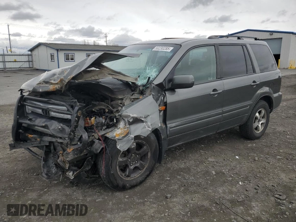 2007 Honda Pilot EX with VIN 2HKYF18437H528420, listed as a Copart auction lot 50230285 with Not Provided miles and Salvage Title. Bid and sale history available at DreamBid. Image 1.