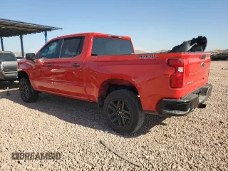 2022 Chevrolet Silverado 1500 Custom Trail Boss with VIN 3GCPDCED7NG668476, listed as a Copart auction lot 82044464 with 29,025 mi miles and Salvage Title. Bid and sale history available at DreamBid. Image 2.