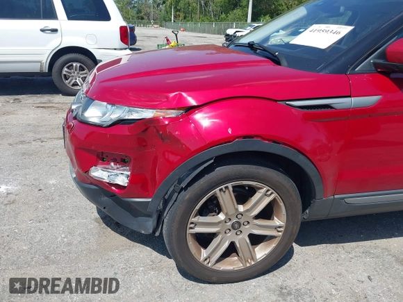 2013 Land Rover Range Rover Evoque Pure Plus with VIN SALVP2BG9DH807513, listed as a IAAI auction lot 41959346 with 94,957 mi miles. Bid and sale history available at carsss.com. Image 6.