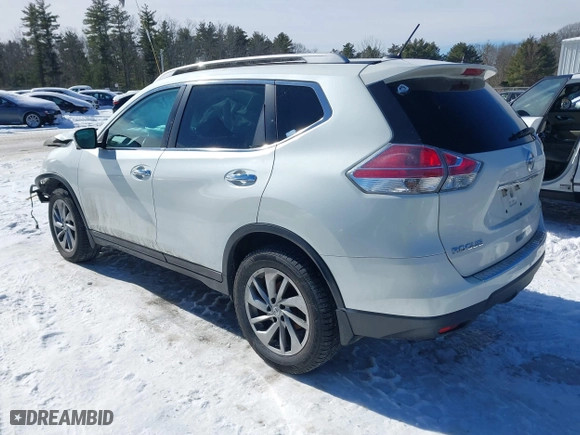 2015 Nissan Rogue SL with VIN 5N1AT2MV0FC791503, listed as a IAAI auction lot 41622888 with 110,792 mi miles. Bid and sale history available at carsss.com. Image 3.