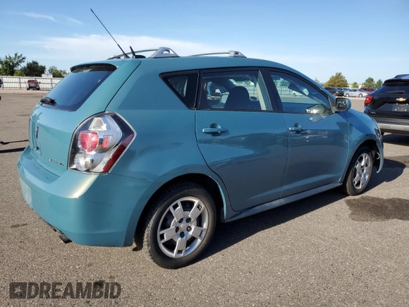 2009 Pontiac Vibe with VIN 5Y2SM67099Z444332, listed as a Copart auction lot 72254534 with 134,693 mi miles and Salvage Title. Bid and sale history available at carsss.com. Image 3.