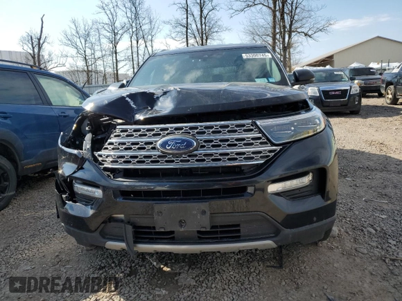 2020 Ford Explorer Limited with VIN 1FMSK8FHXLGB45021, listed as a Copart auction lot 53300745 with 122,959 mi miles and Salvage Title. Bid and sale history available at carsss.com. Image 5.