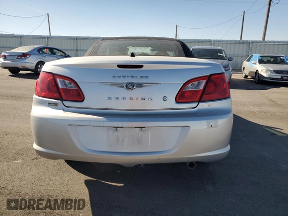 2010 Chrysler Sebring Touring with VIN 1C3BC5ED2AN172225, listed as a Copart auction lot 75919624 with 0 mi miles and Clean Title. Bid and sale history available at carsss.com. Image 6.