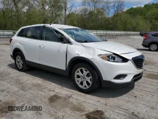 2013 Mazda CX-9 Sport with VIN JM3TB3BV2D0418025, listed as a Copart auction lot 55466635 with 91,402 mi miles and Salvage title. Bid and sale history available at DreamBid. Image 4.