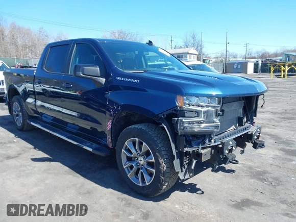 2021 Chevrolet Silverado 1500 RST with VIN 1GCUYEEL3MZ212306, listed as a IAAI auction lot 41855149 with 57,291 mi miles. Bid and sale history available at carsss.com. Image 1.